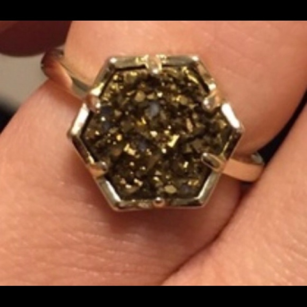 Kendra Scott Kylie gold drusy